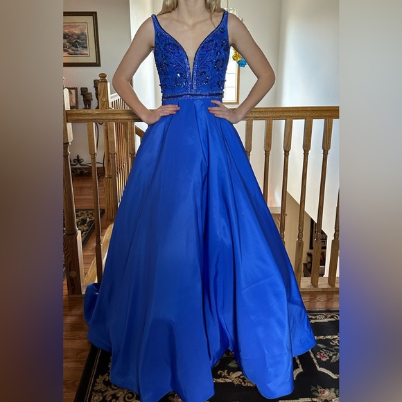 Sherri Hill Dresses & Skirts - Sherri Hill Royal Blue Prom Pageant Gown